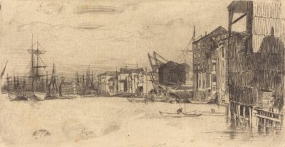 Frihandelshavn, 1877. af James Abbott McNeill Whistler