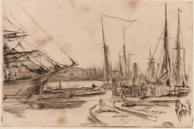 Fra Billingsgate, 1878. af James Abbott McNeill Whistler