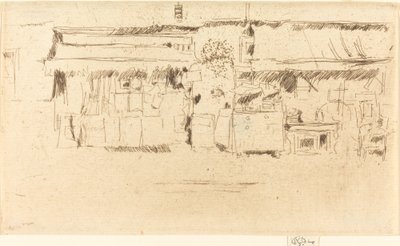 Møbelbutik, ca. 1887. af James Abbott McNeill Whistler