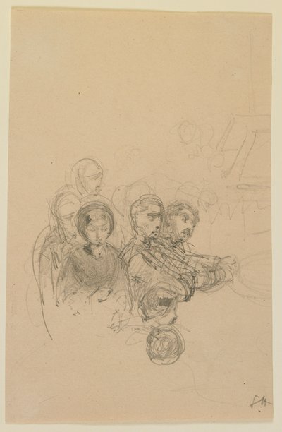 Gamblere, 1858. af James Abbott McNeill Whistler
