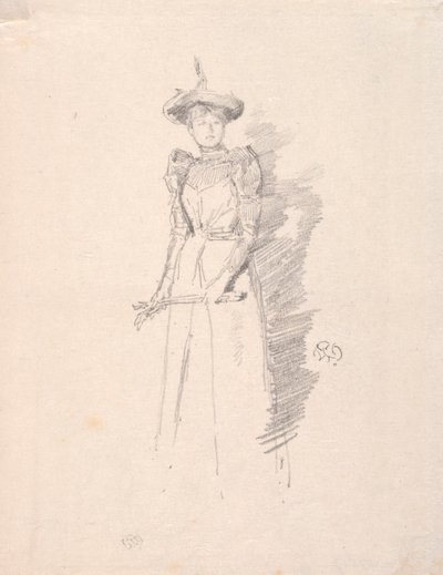 Ruskindshandsker, 1890. af James Abbott McNeill Whistler