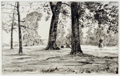 Greenwich Park af James Abbott McNeill Whistler