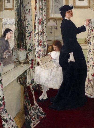 Harmony in Green and Rose: The Music Room, 1860 af James Abbott McNeill Whistler