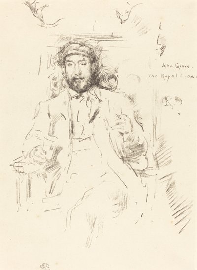 John Grove, 1895. af James Abbott McNeill Whistler