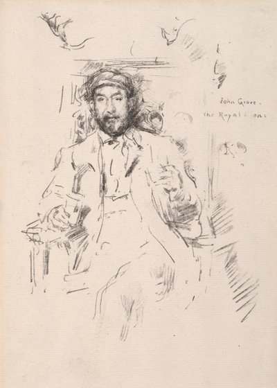 John Grove, 1895. af James Abbott McNeill Whistler