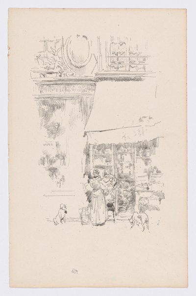 La Fruitière de la rue de Grenelle af James Abbott McNeill Whistler