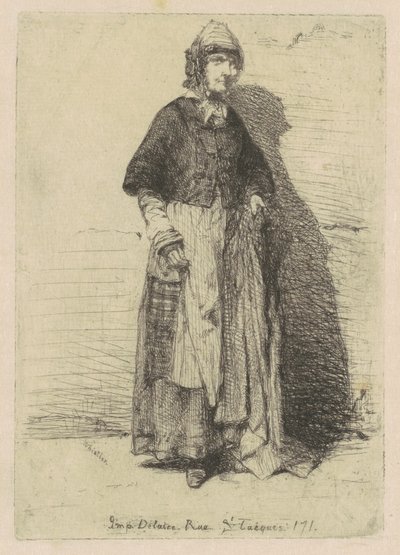 Moder Gerard, 1858. af James Abbott McNeill Whistler