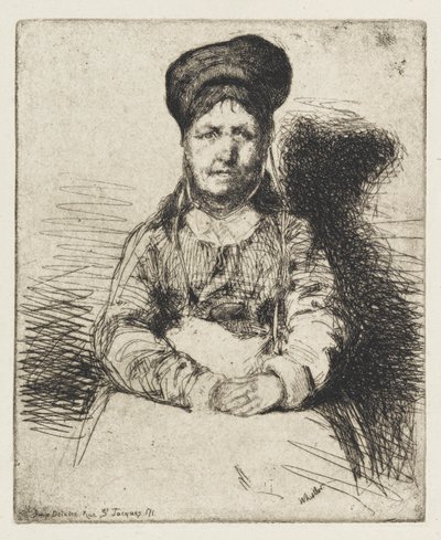 La Rétameuse, 1858. af James Abbott McNeill Whistler