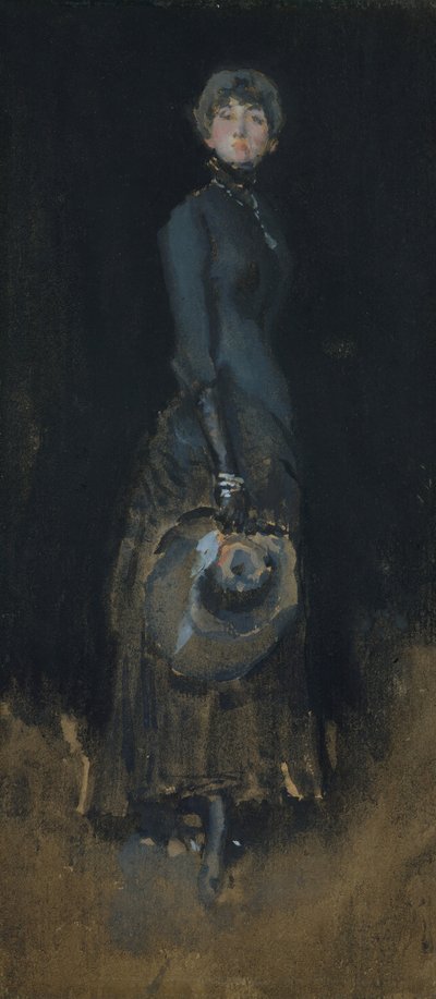 Lady in Grey, ca. 1883. af James Abbott McNeill Whistler
