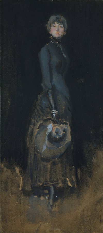 Lady in Grey, ca. 1883. af James Abbott McNeill Whistler