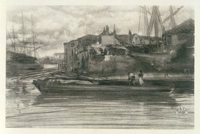 Limehouse, 1878 (lithotint) af James Abbott McNeill Whistler