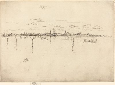 Lille Venedig, 1880. af James Abbott McNeill Whistler