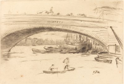 London Bridge, ca. 1875. af James Abbott McNeill Whistler