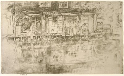 Long House, Dyers, Amsterdam, 1889 af James Abbott McNeill Whistler