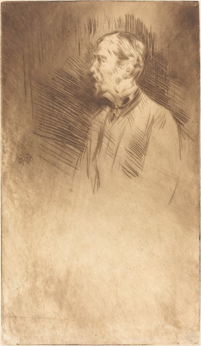 Lord Wolseley, ca. 1877. af James Abbott McNeill Whistler