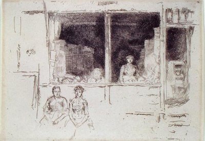 Melonbutik, Houndsditch af James Abbott McNeill Whistler