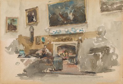 Moreby Hall, 1882-1884. af James Abbott McNeill Whistler