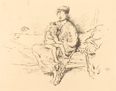 Mor og barn, nr. 2, 18911895. af James Abbott McNeill Whistler