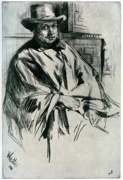hr. Mann, 1860 1904. af James Abbott McNeill Whistler