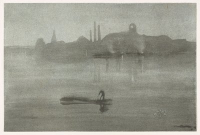 Nocturne, 1878. af James Abbott McNeill Whistler
