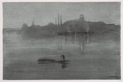 Nocturne, 1878. af James Abbott McNeill Whistler