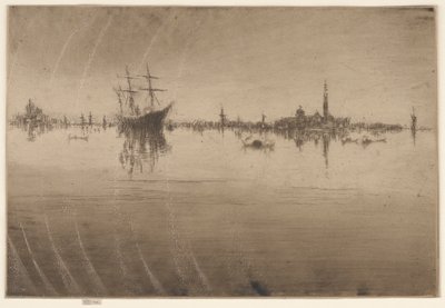 Nocturne, 1879-1880. af James Abbott McNeill Whistler