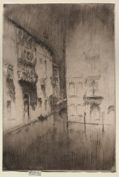 Nocturne: Paladser, 1886. af James Abbott McNeill Whistler