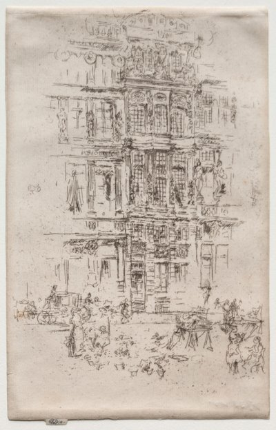 Paladser, Bruxelles. af James Abbott McNeill Whistler