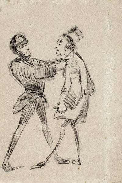 Politimand og borger af James Abbott McNeill Whistler