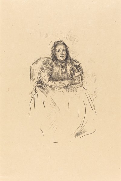 Portrætstudie: Fru Philip, 1896. af James Abbott McNeill Whistler