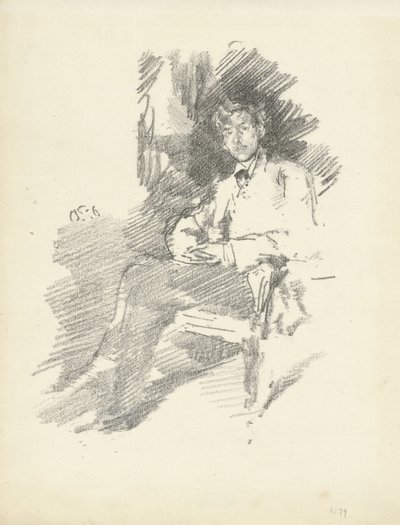 Portræt af Walter Sickert af James Abbott McNeill Whistler