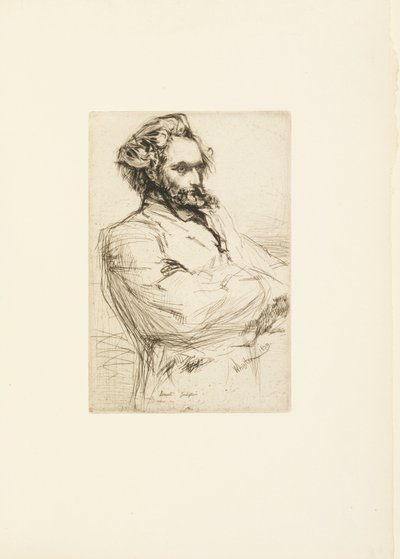 Print, Drouet af James Abbott McNeill Whistler