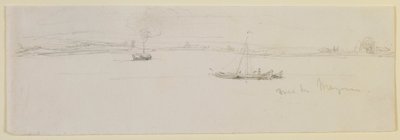 I nærheden af ​​Mainz, 1858. af James Abbott McNeill Whistler