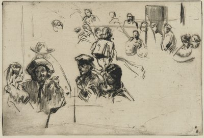 Ratcliffe Highway, 1861 (tørpunkt på papir) af James Abbott McNeill Whistler