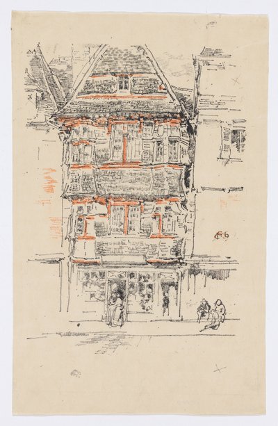 Det røde hus, Paimpol af James Abbott McNeill Whistler