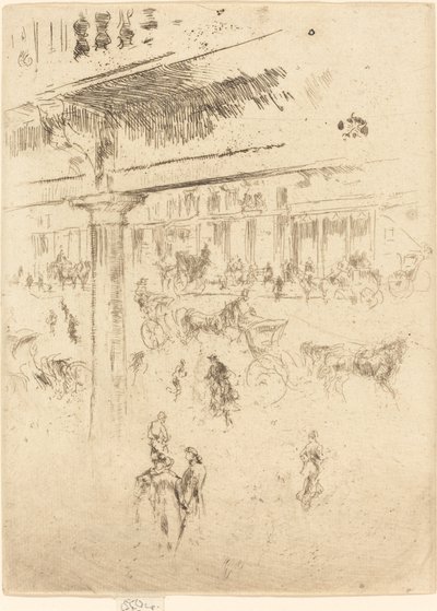 Regents kvadrant, 18801881. af James Abbott McNeill Whistler