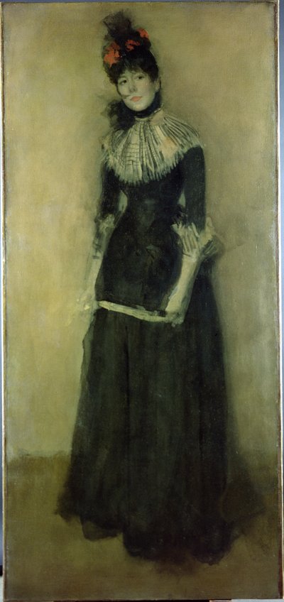 Pink og sølv: La Jolie Mutine, ca. 1890 af James Abbott McNeill Whistler