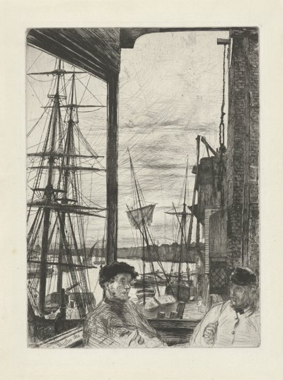 Rotherhithe Seksten raderinger af scener om Themsen og andre emner (serietitel) af James Abbott McNeill Whistler