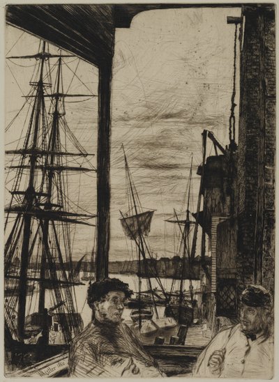 Rotherhithe, 1860 af James Abbott McNeill Whistler