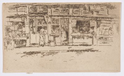 Rue de la Rochefoucault af James Abbott McNeill Whistler