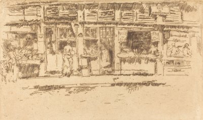Rue de la Rochefoucault, 1893. af James Abbott McNeill Whistler
