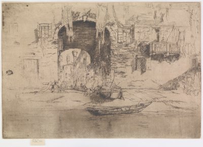San Biagio, 1879-1880. af James Abbott McNeill Whistler