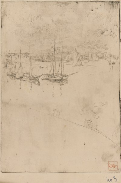 St. George, 1879-1880. af James Abbott McNeill Whistler
