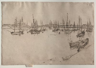 San Giorgio, Venedig, 1886. af James Abbott McNeill Whistler