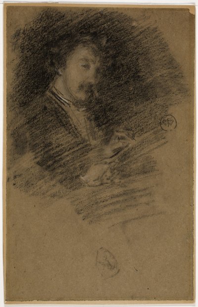 Selvportræt, 1871-73 af James Abbott McNeill Whistler