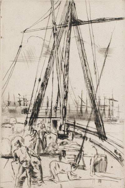 Forsendelse i Liverpool, 1867. af James Abbott McNeill Whistler