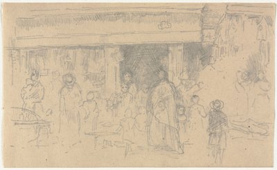 Butikker i Chester. af James Abbott McNeill Whistler