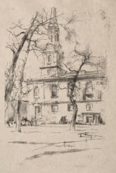 St. Giles-in-the-Fields, 1896. af James Abbott McNeill Whistler