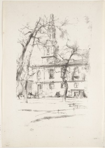 St. Giles-in-the-Fields, 1896 af James Abbott McNeill Whistler