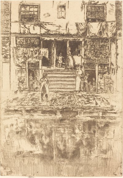 Steps, Amsterdam, 1889. af James Abbott McNeill Whistler
